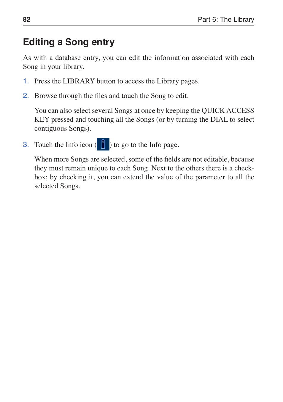 Editing a song entry | KORG MP-10 PRO User Manual | Page 86 / 252