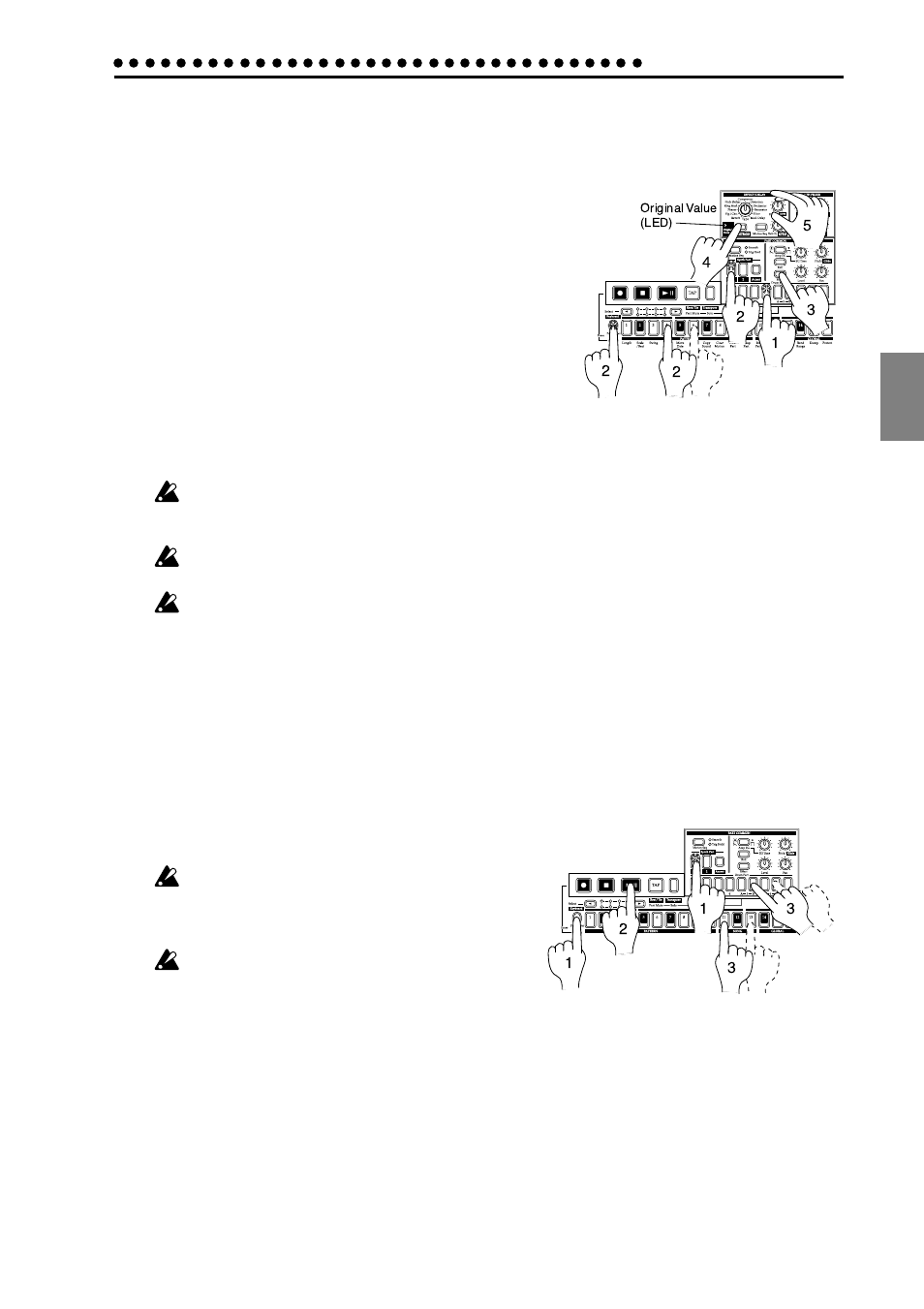 Editing the effect or delay | KORG Electribe EM-1 User Manual | Page 17 / 56