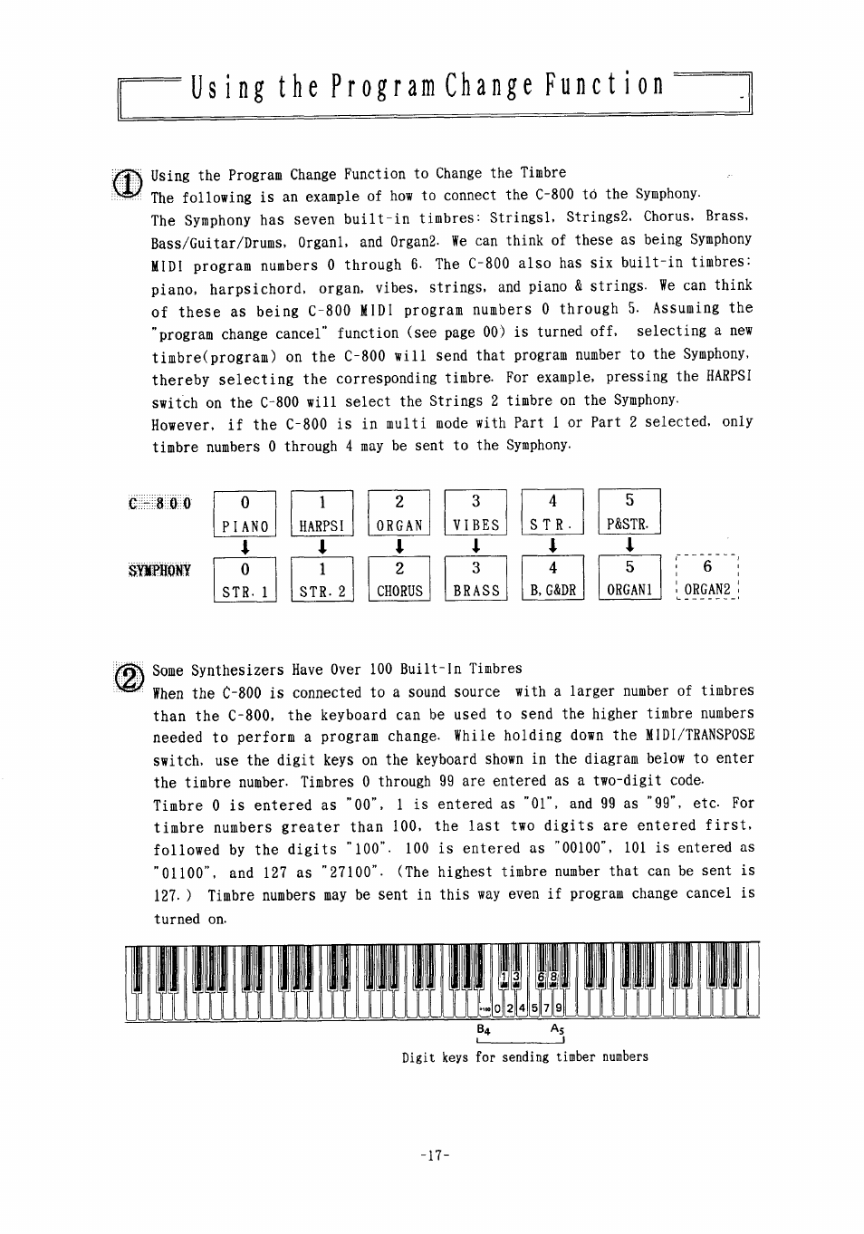 KORG Concert 800 User Manual | Page 18 / 20