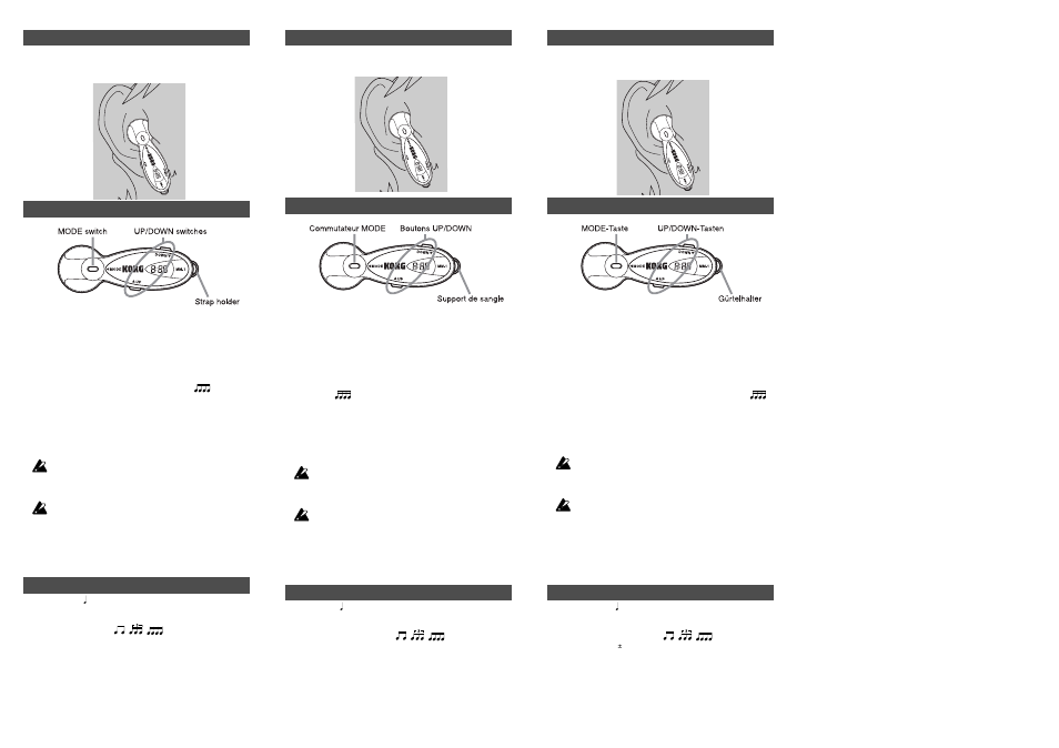 KORG METROGNOME MM-1 User Manual | Page 2 / 2