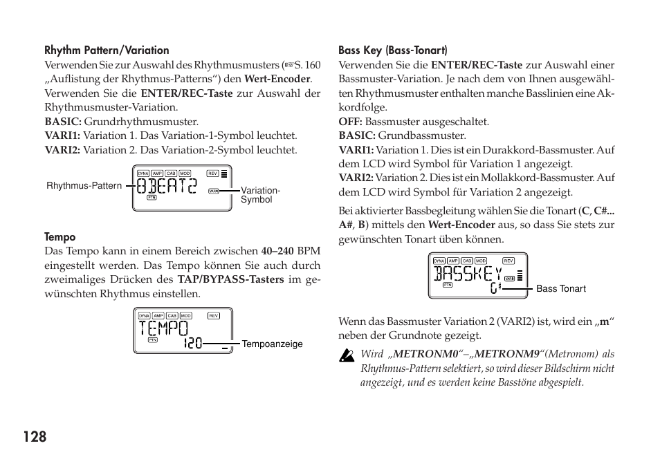KORG Personal Multi-Effect Processor PX5D User Manual | Page 128 / 164