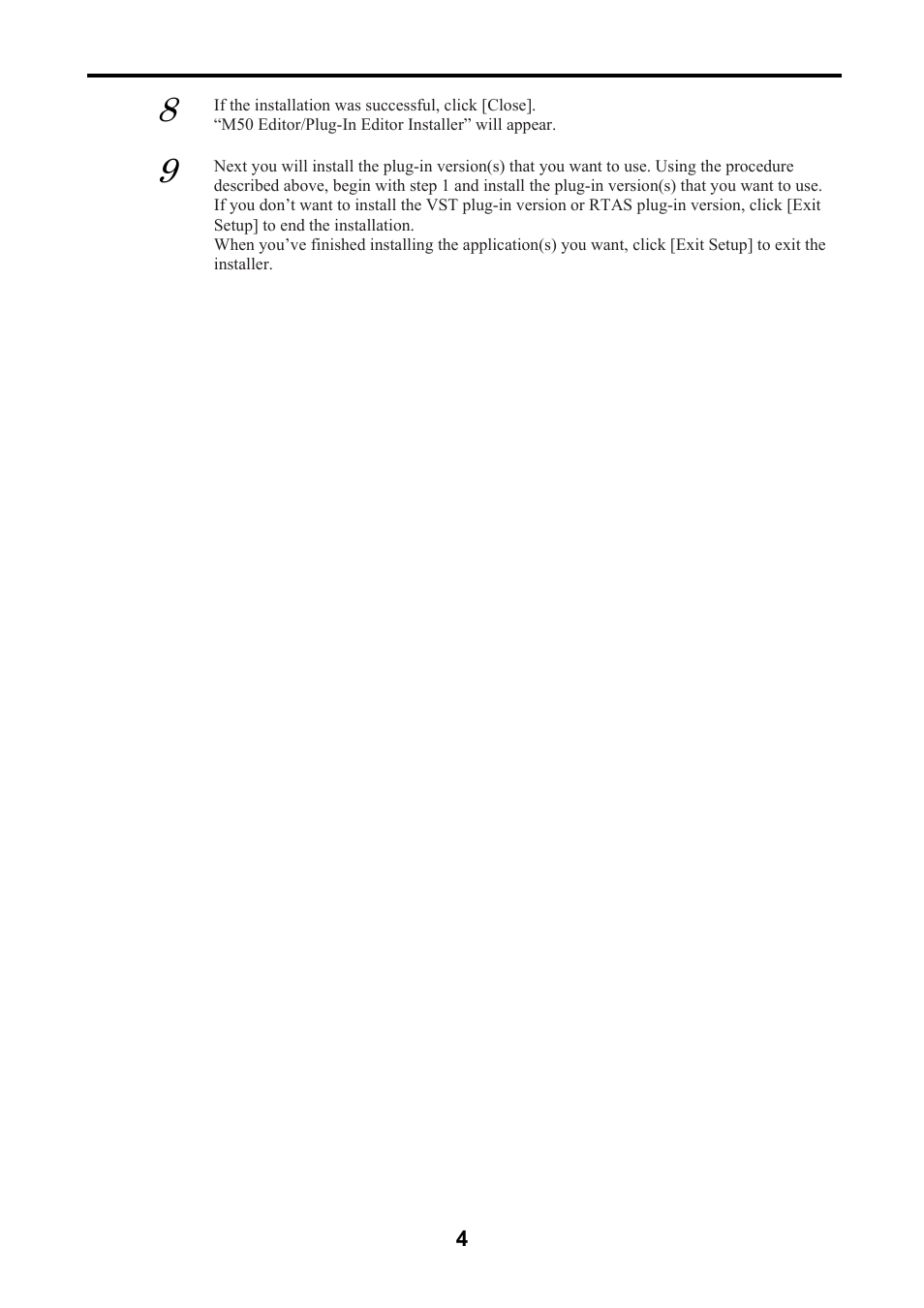 KORG M50 User Manual | Page 7 / 33