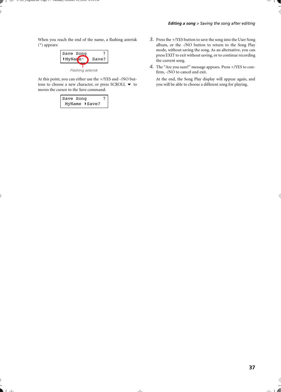 KORG CONCERT C-720 User Manual | Page 39 / 82