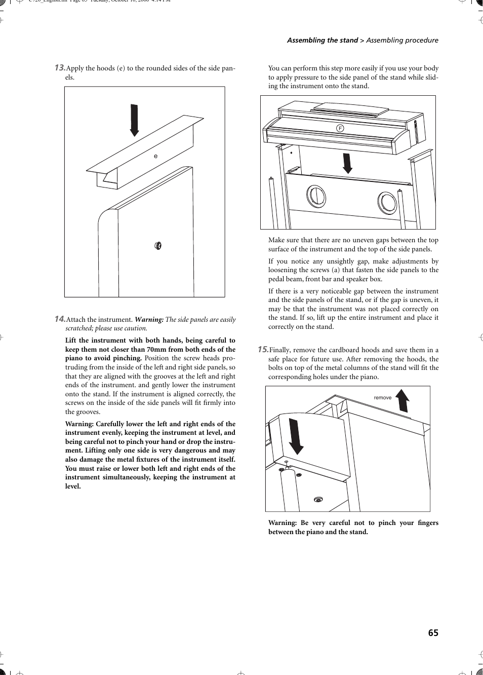 KORG CONCERT C-720 User Manual | Page 67 / 82