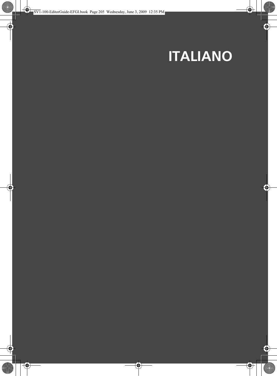 Italiano | KORG SV-1 User Manual | Page 207 / 278