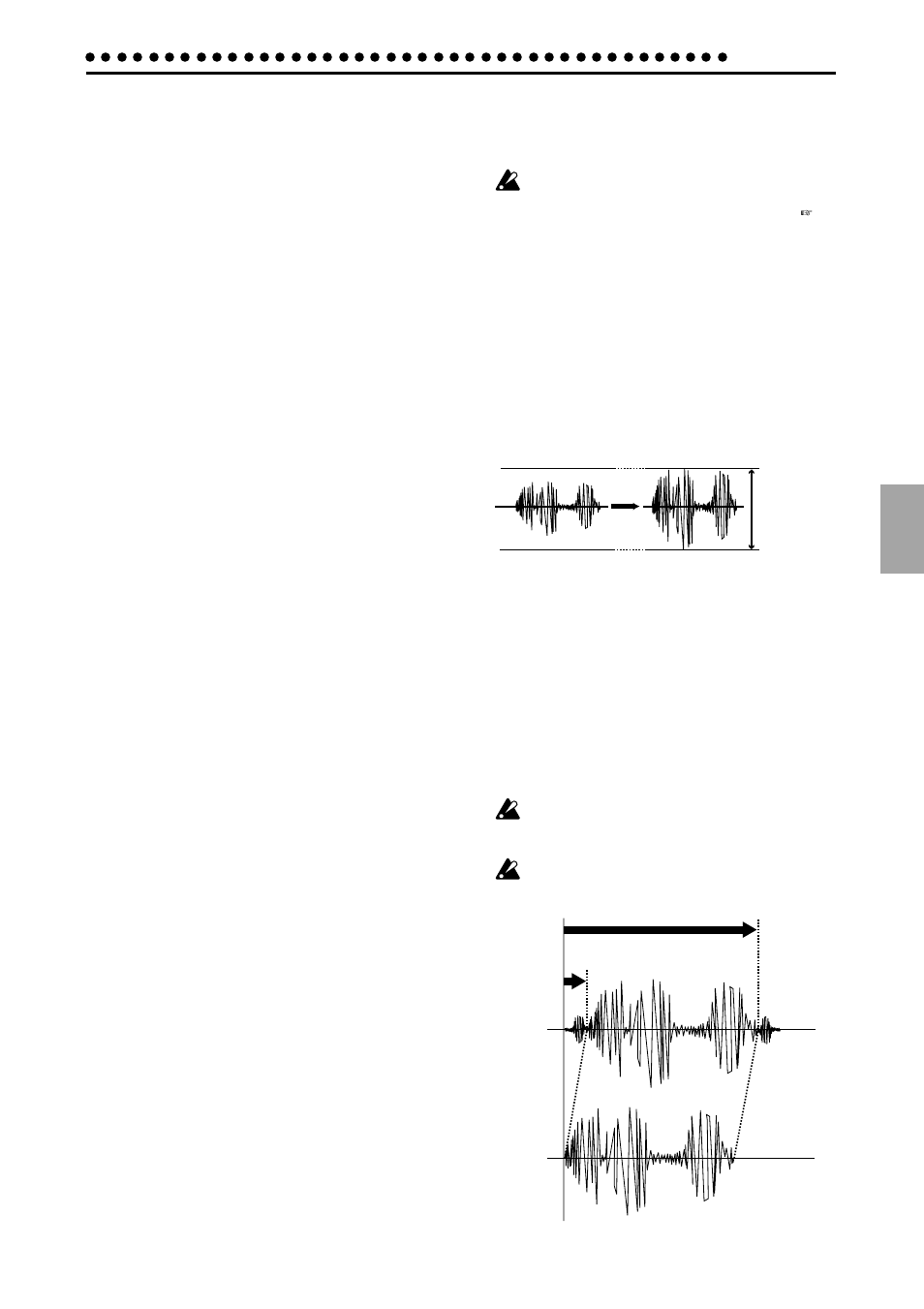 Tips for achieving good results with time slice, Other functions for editing a sample, Normalize | Truncate | KORG ES-1 User Manual | Page 31 / 64