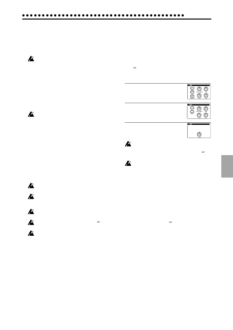 Creating a pattern, Assigning a sample, Editing the sound of a part | Effect, Roll, Reverse | KORG ES-1 User Manual | Page 35 / 64