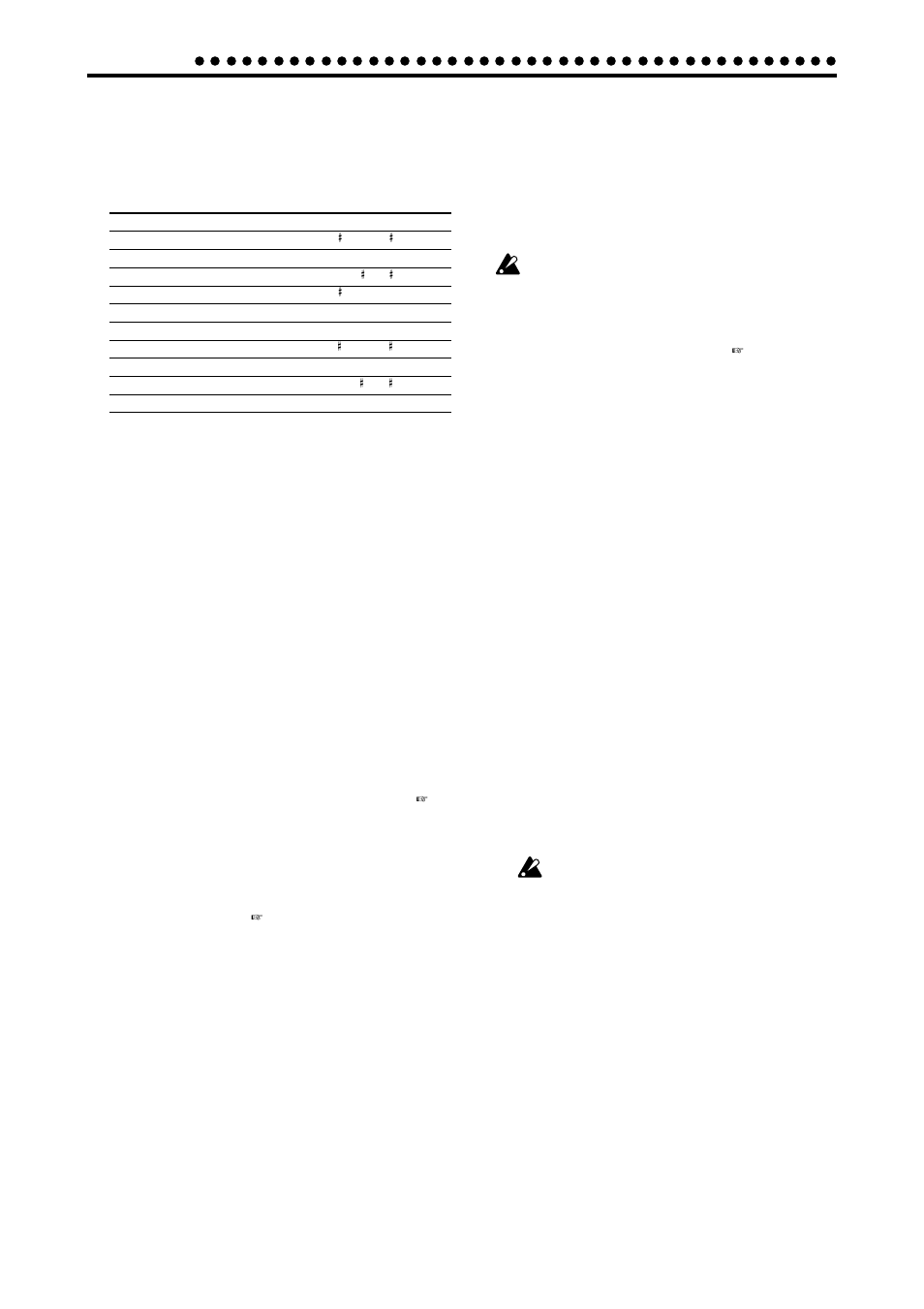 Editing effect and delay, Effect, Motion seq (motion sequence) | Effect types and parameters, Pitch/speed –64, Filter 0, Pan l64...r63, Level 0 | KORG ES-1 User Manual | Page 36 / 64