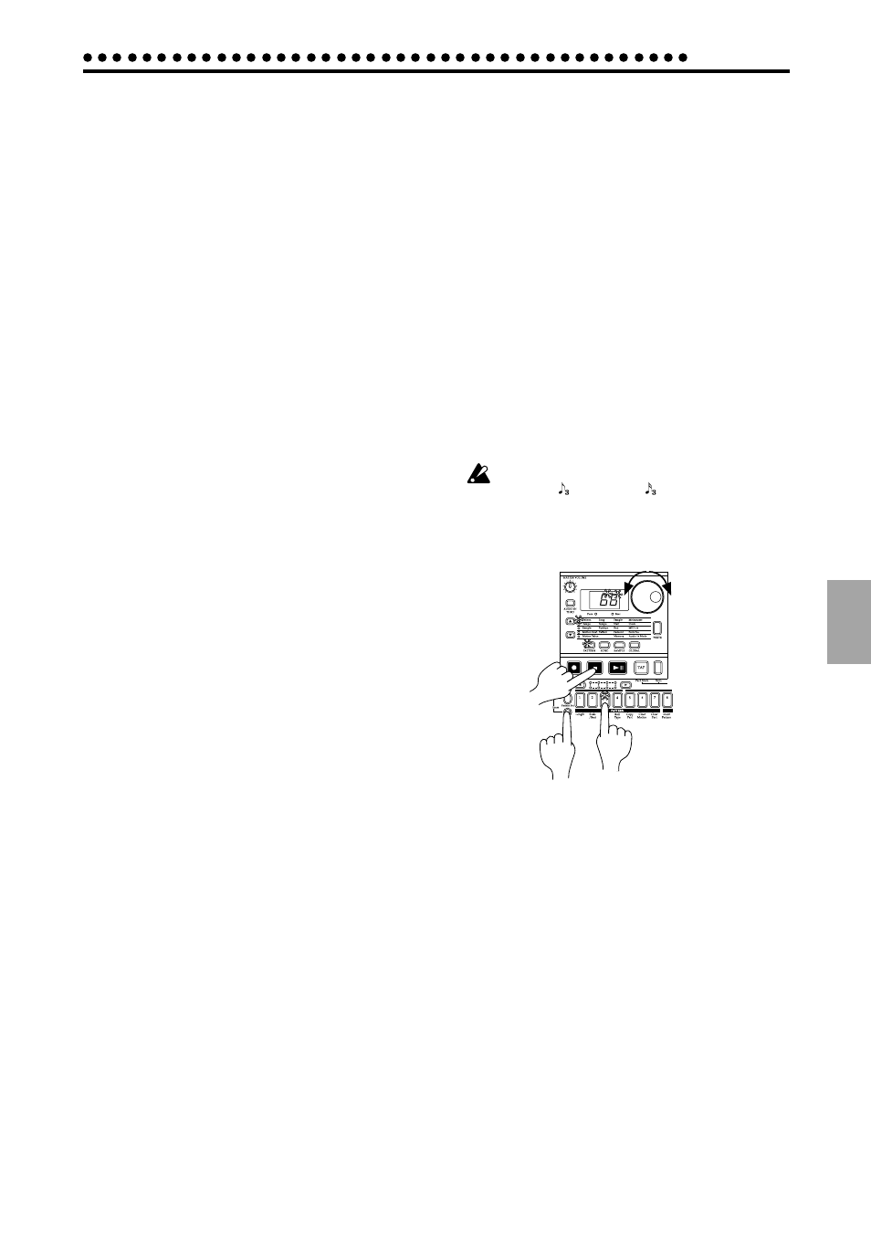 Setting the length, Setting the scale/beat, Swing settings | Setting the length 1, 2, 3, 4 | KORG ES-1 User Manual | Page 39 / 64