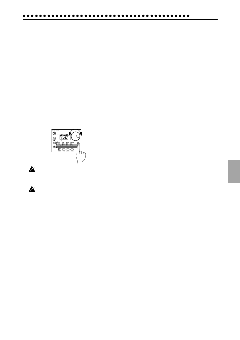 Saving a pattern (write) | KORG ES-1 User Manual | Page 47 / 64