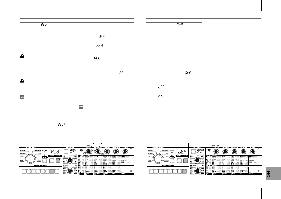 Restoring the factory settings, Write protect setting | KORG Synthesizer/Vocoder MICRO User Manual | Page 69 / 80