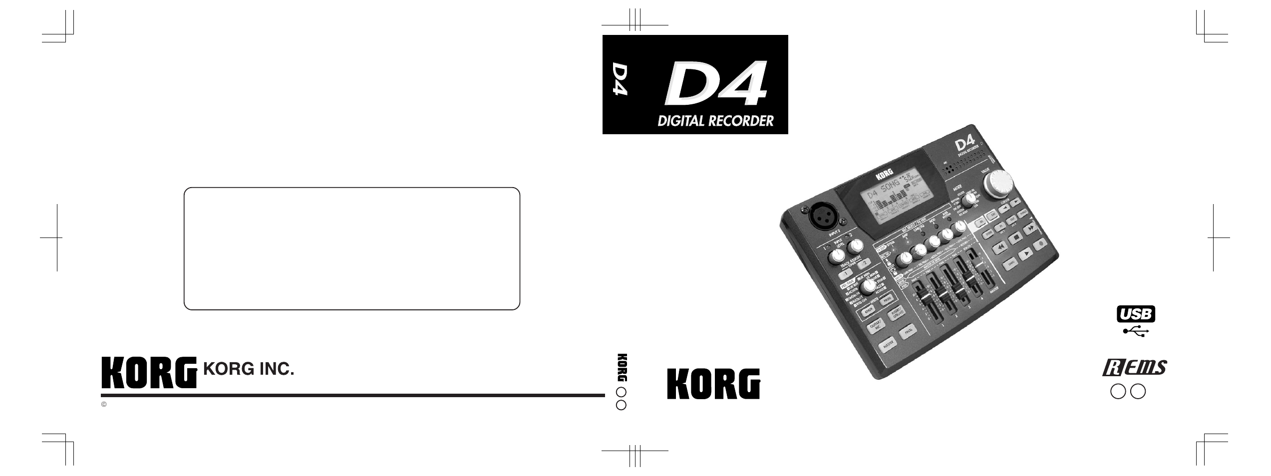 KORG D4 User Manual | 99 pages