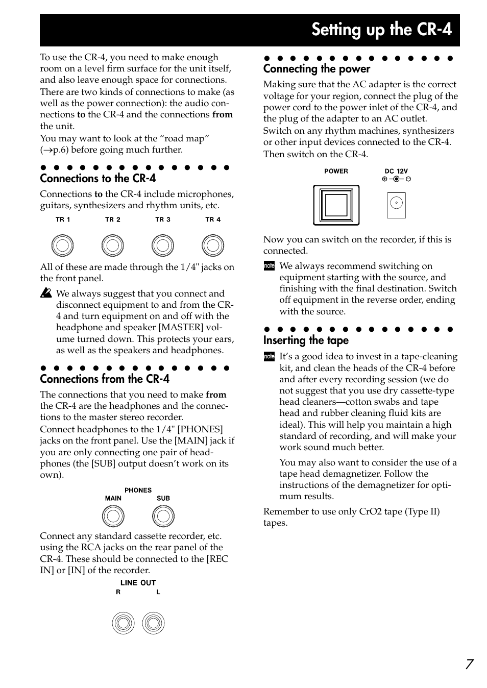 KORG CR-4 User Manual | Page 7 / 20