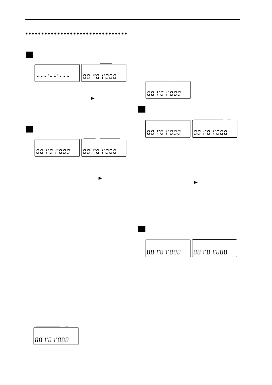 Edit system, Off): mmc will not be received from midi in, Deleting a mark | Midi/sync settings, Channel pair enable setting, Input 1/2 assign, Mark œ deløall ? p2, Midi/syncœ gen:clockœ, Rcvmmc:o œ, Devid: 01œ p3 | KORG D8 User Manual | Page 47 / 76