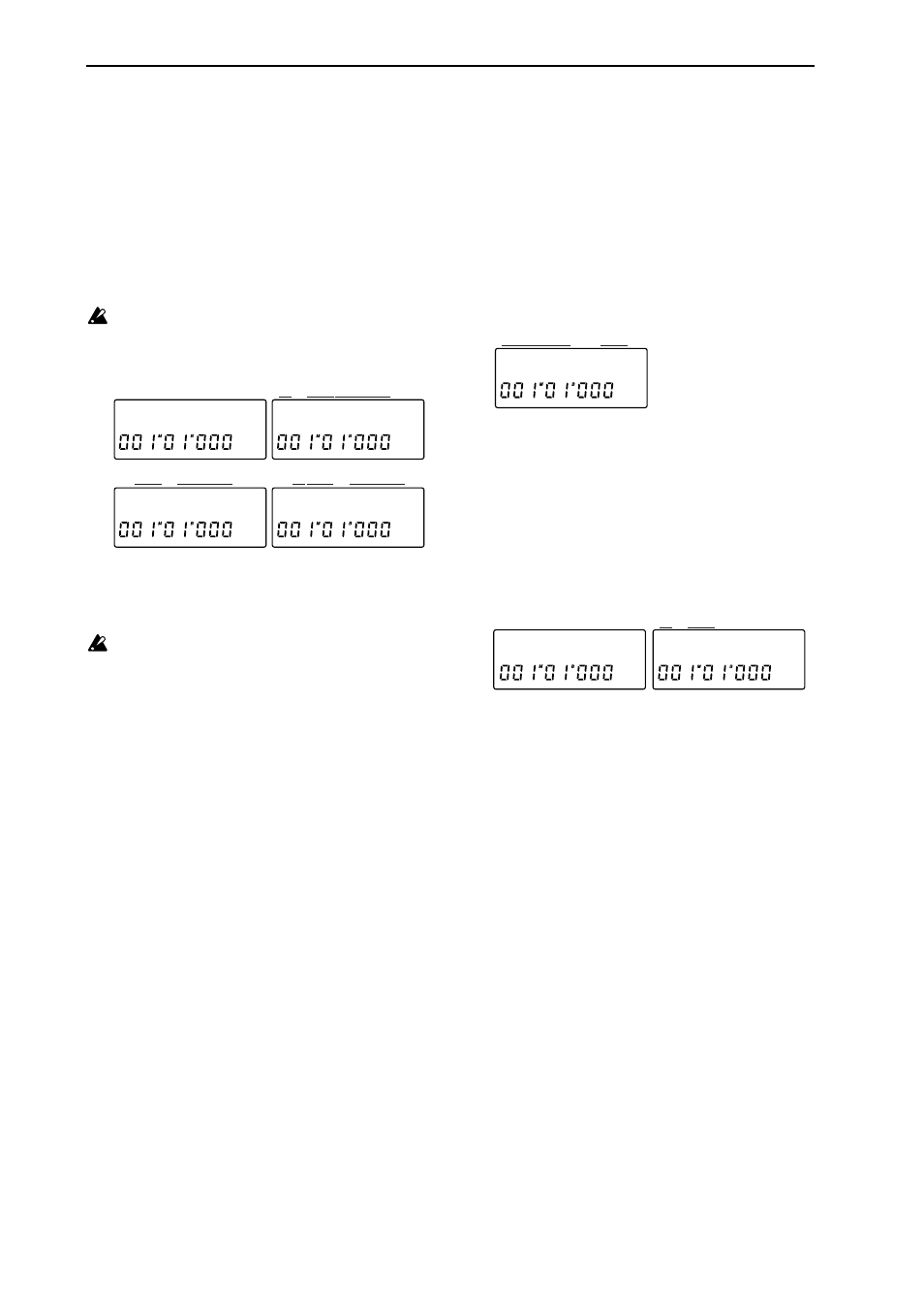 Song restore, When all is selected, all songs will be restored, Hd: hard disk, rm: removable disk | Initialize/format, This indicates the type of drive, A01:sngn ø øb02:noda restore œ, A:rm 100 ø, Øb:hd1300œ, Initial œ a:rm 100 œ | KORG D8 User Manual | Page 49 / 76