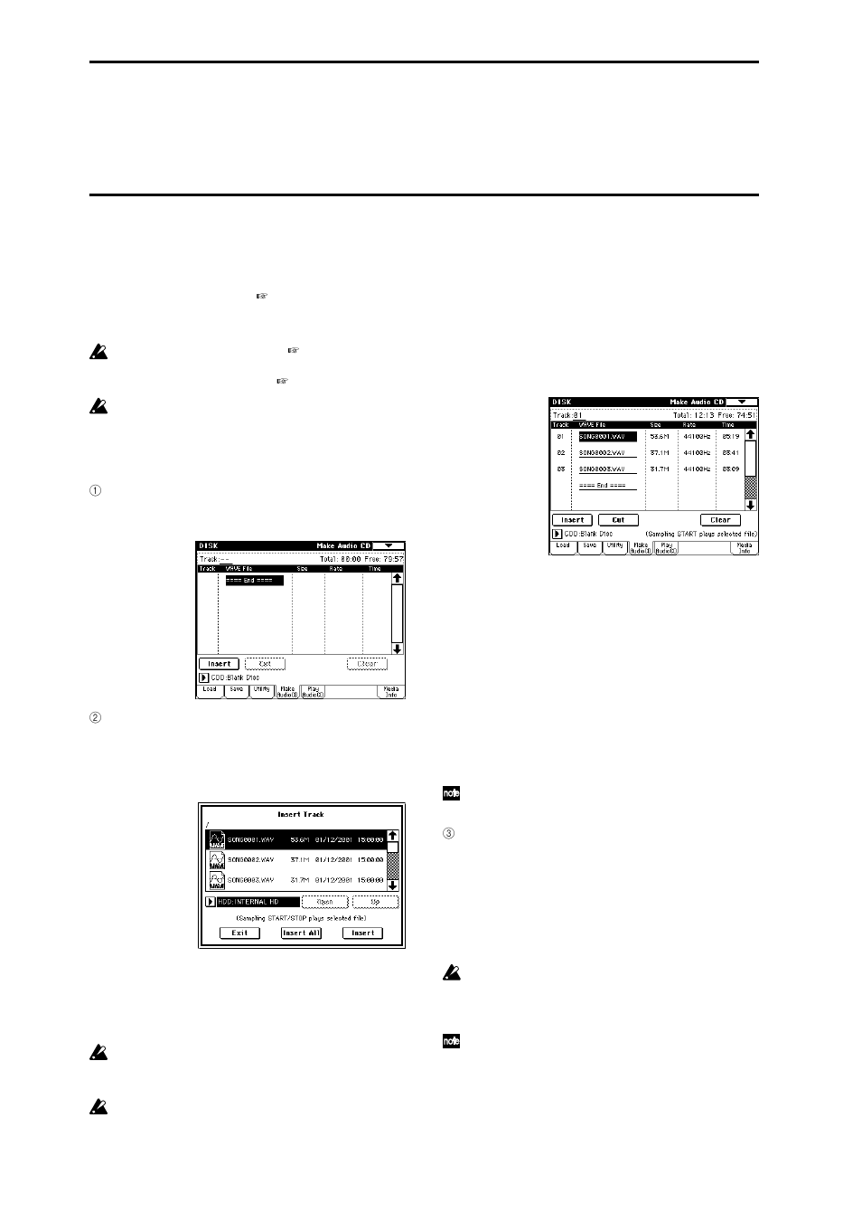 KORG sampler User Manual | Page 126 / 167