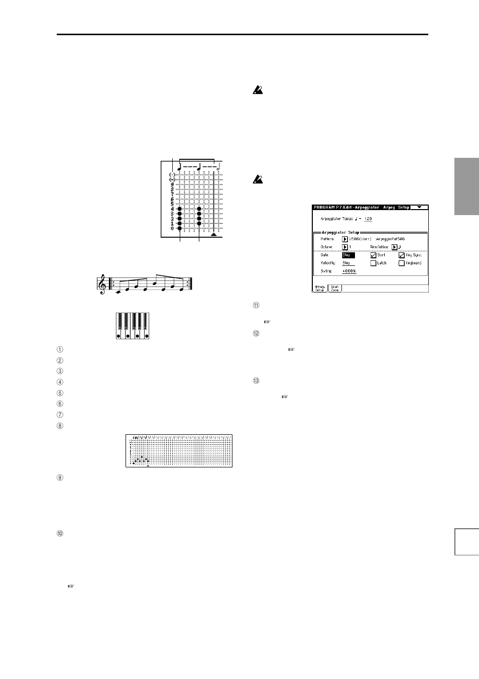 Creating an example pattern | KORG sampler User Manual | Page 143 / 167