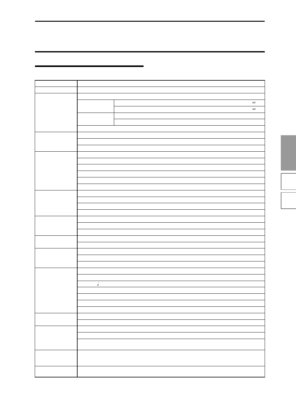 Specifications and options, Specifications | KORG sampler User Manual | Page 161 / 167