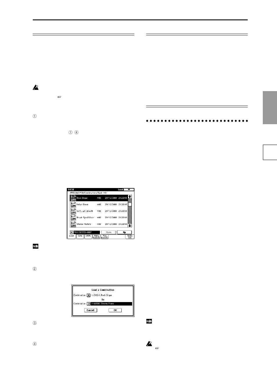 Exb-pcm series | KORG sampler User Manual | Page 73 / 167