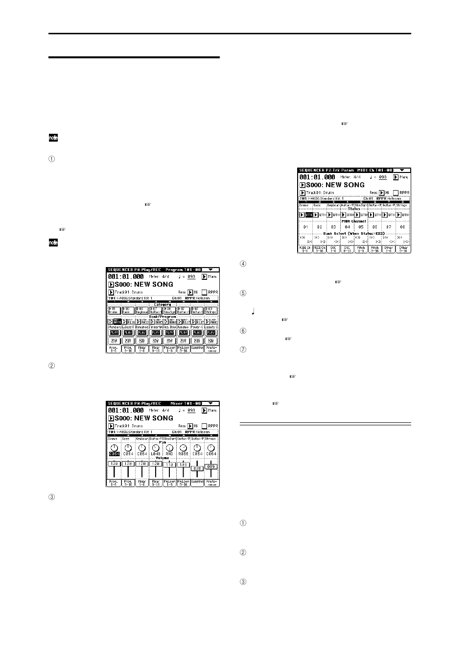 Preparations for recording, Efer to “preparations for recording, P.82) | KORG sampler User Manual | Page 90 / 167