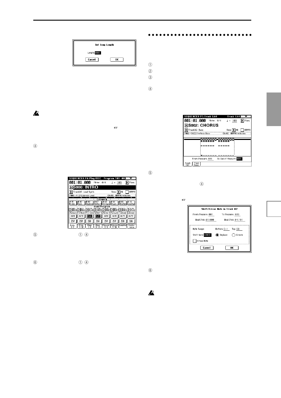 Changing the key (transposing/ modulating), Changing the key, Transposing/modulating) | KORG sampler User Manual | Page 97 / 167