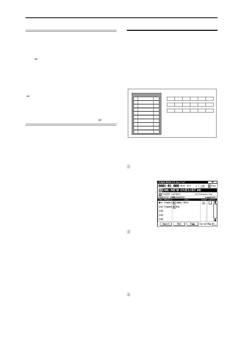 Creating and playing a cue list, About editing | KORG sampler User Manual | Page 98 / 167