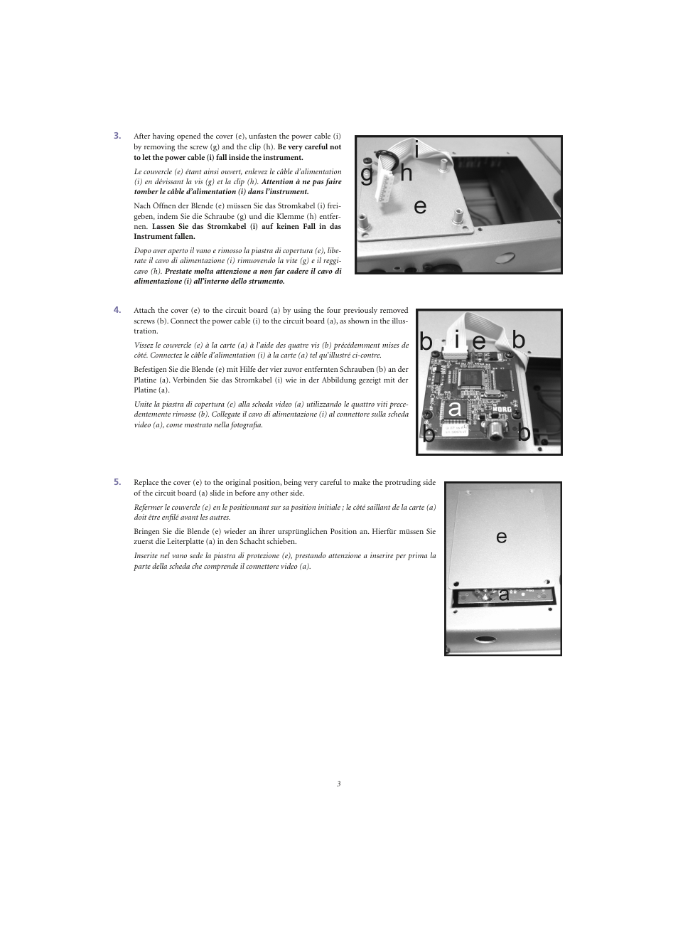 KORG Pa-Series Video Interface VIF4 User Manual | Page 3 / 7