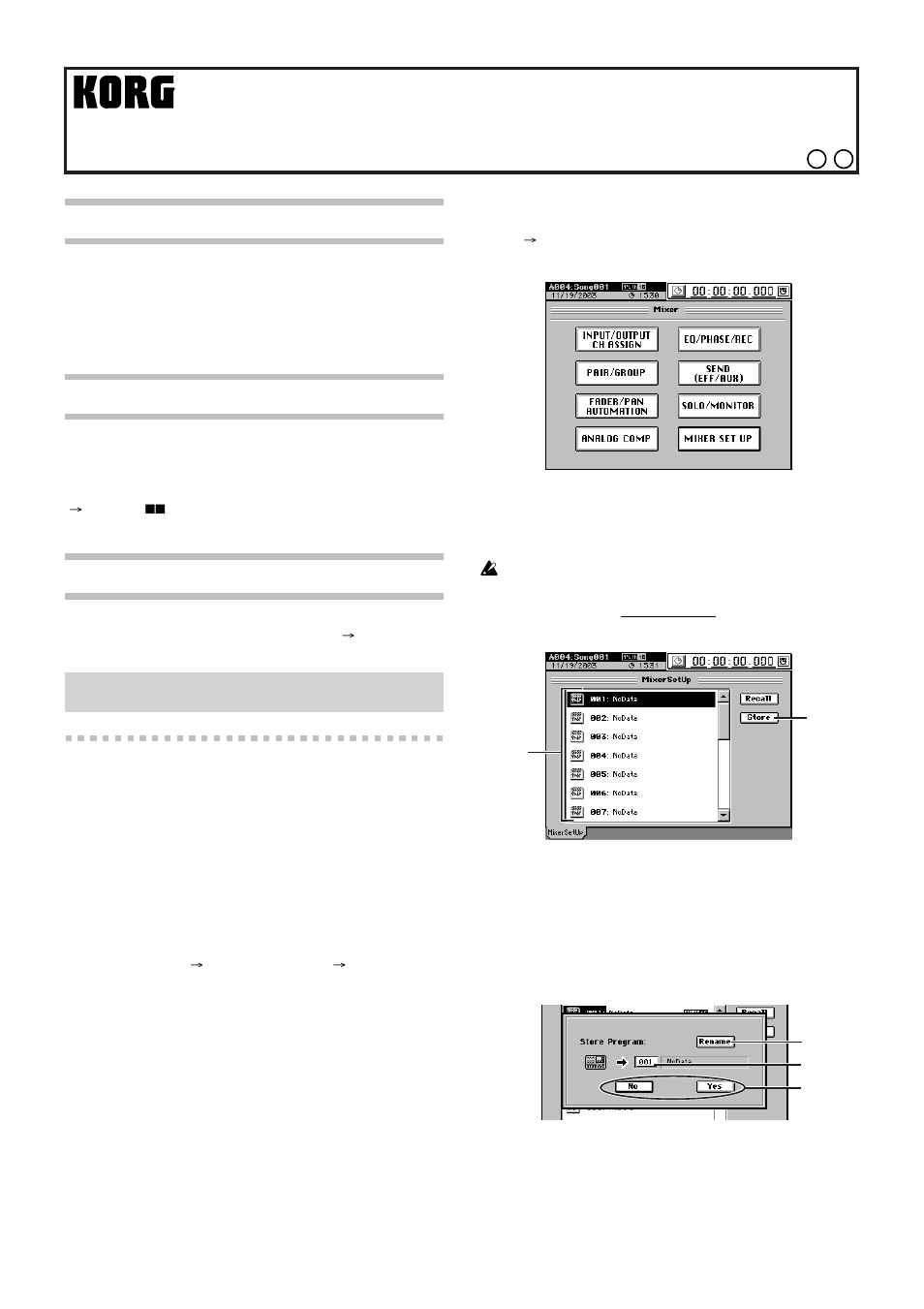 KORG UPGRADE GUIDE D32XD User Manual | 2 pages
