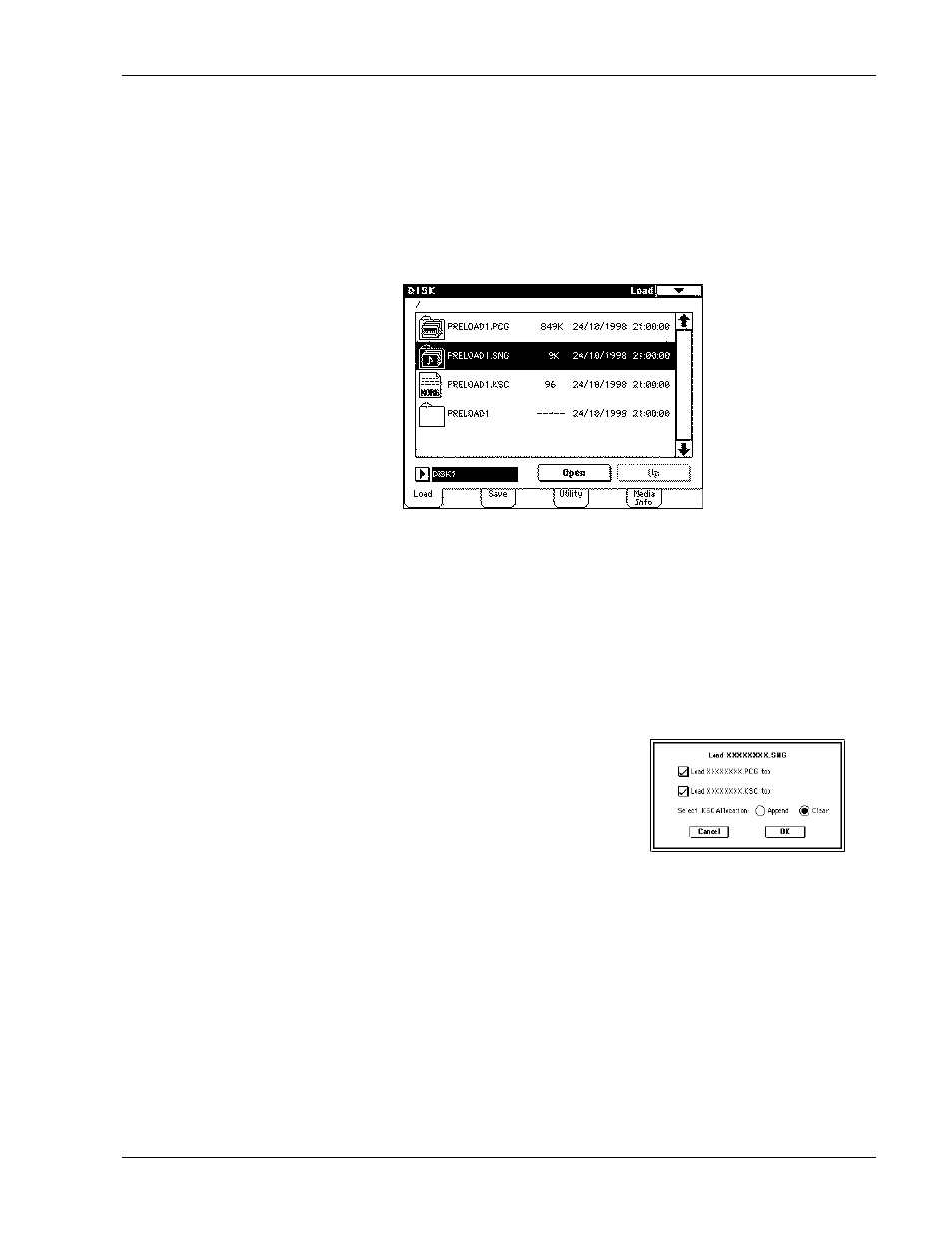 Loading factory demos and sounds, Loading the factory demos and sounds | KORG TRITON Musical Instrument User Manual | Page 11 / 91