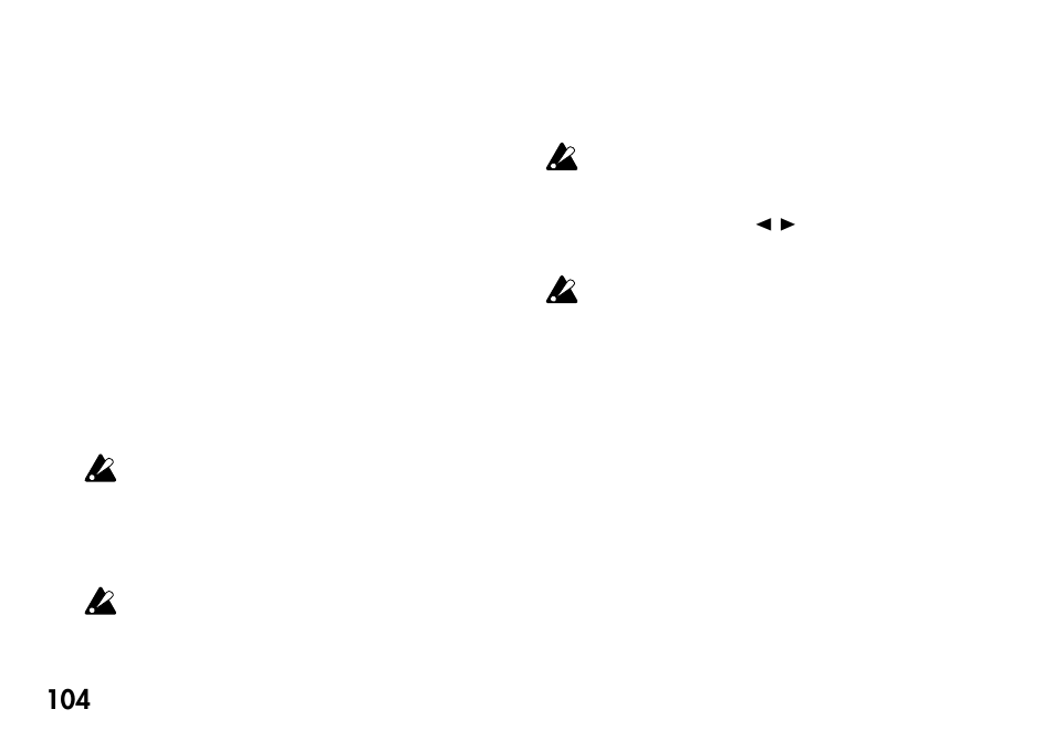 Notch-effekt und auto-notch-funktion, Notch-effekt und auto-notch- funktion | KORG Pandora PX4A User Manual | Page 104 / 121