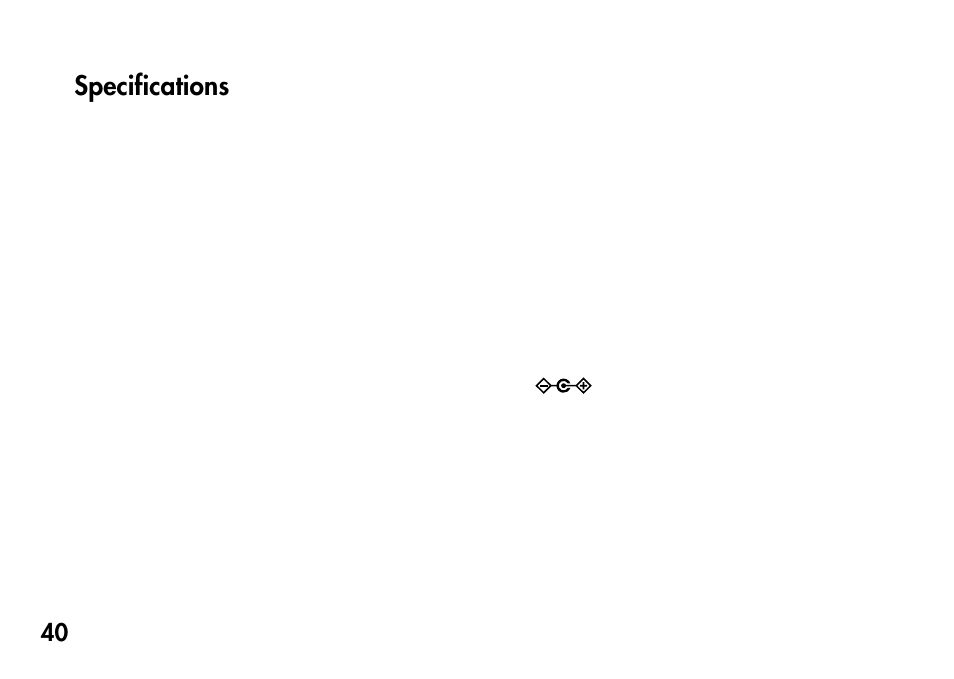 Specifications | KORG Pandora PX4A User Manual | Page 40 / 121