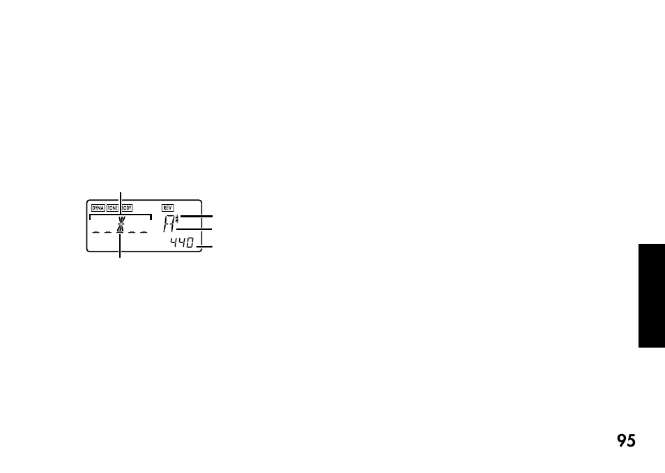 Tuner | KORG Pandora PX4A User Manual | Page 95 / 121