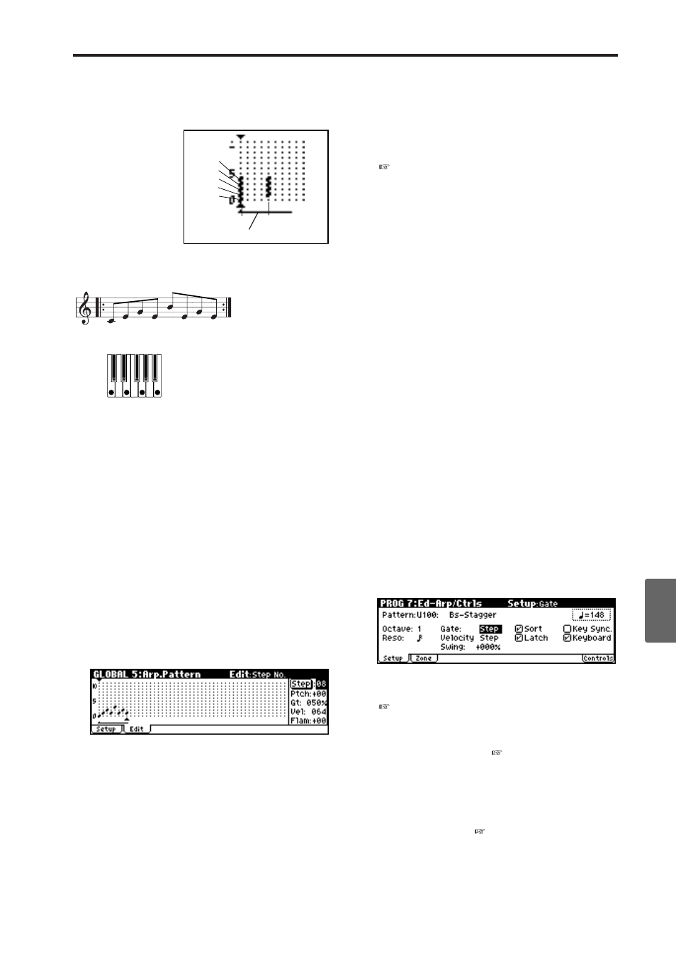 Creating an example pattern | KORG X50 User Manual | Page 107 / 132