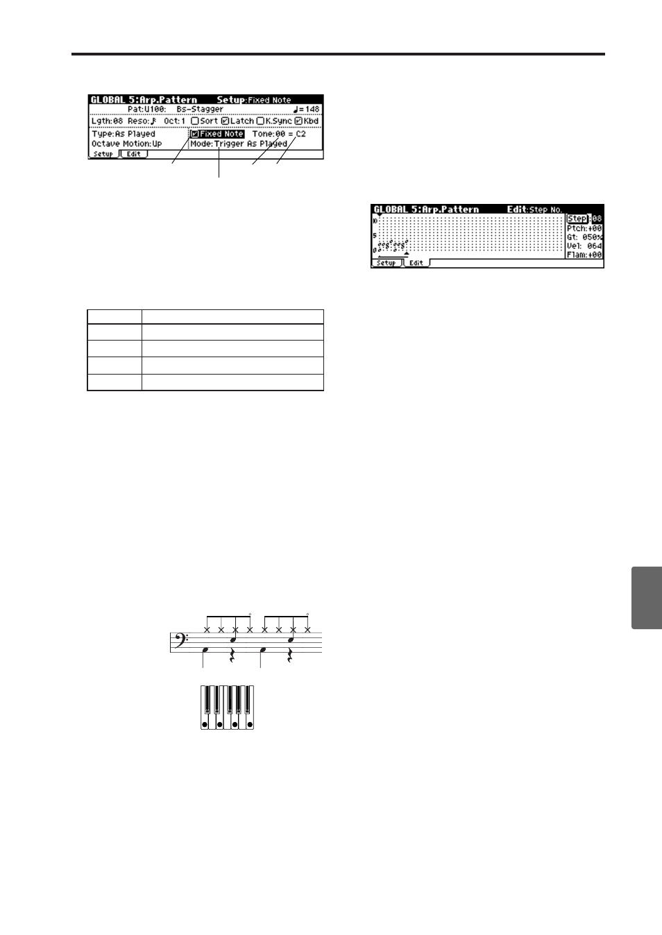 KORG X50 User Manual | Page 109 / 132