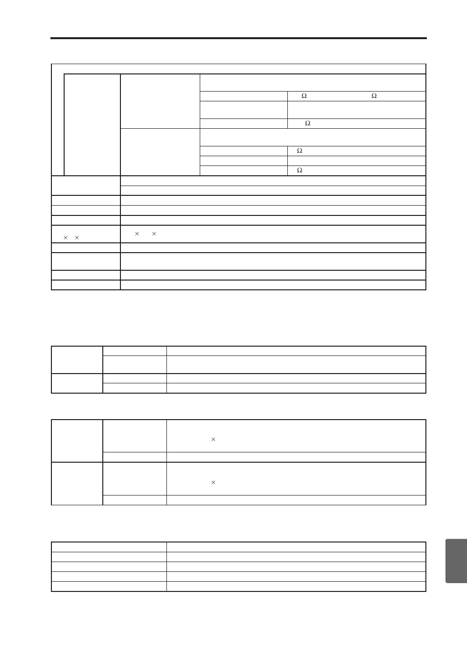 Options | KORG X50 User Manual | Page 127 / 132