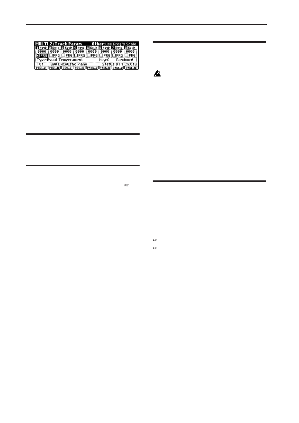 Setting category names 3: category name, Saving the global settings, P.90 | Program, combination category | KORG X50 User Manual | Page 96 / 132