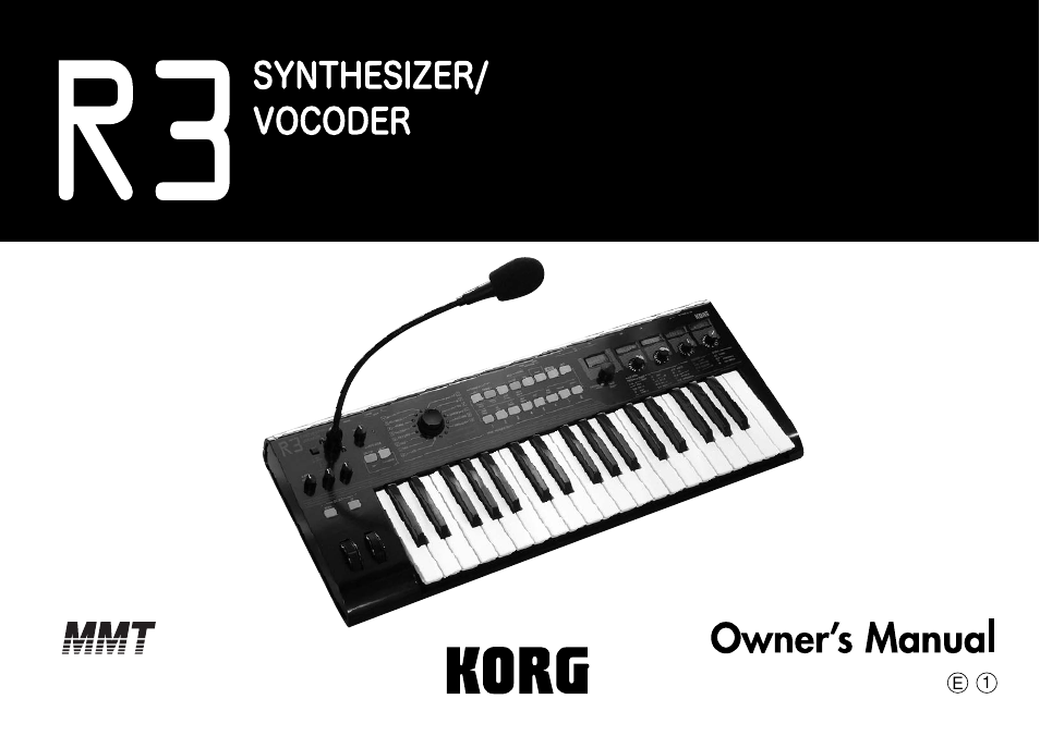 KORG R3 User Manual | 94 pages