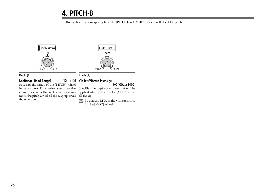 Pitch-b | KORG R3 User Manual | Page 32 / 94