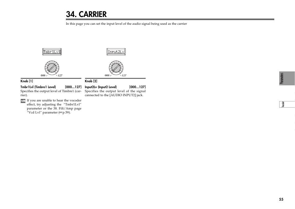 Carrier | KORG R3 User Manual | Page 61 / 94