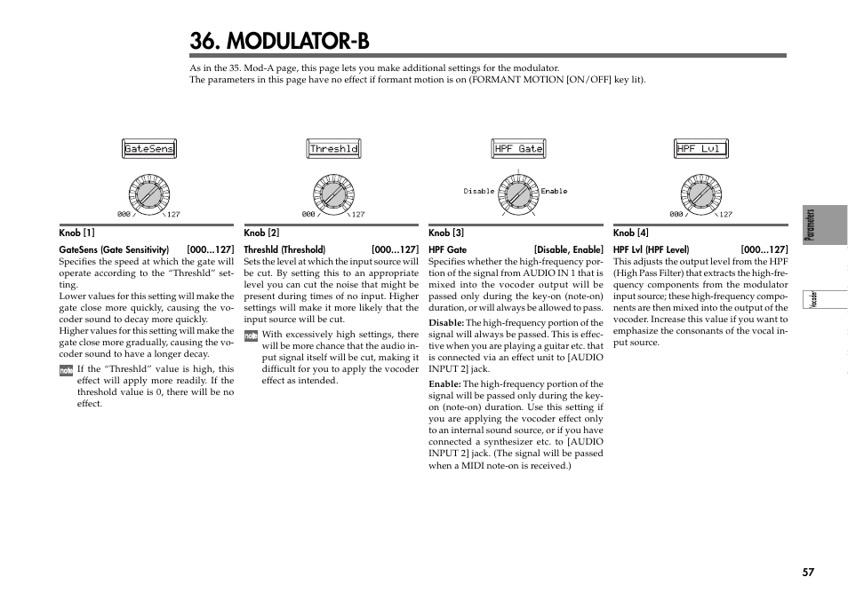 Modulator-b | KORG R3 User Manual | Page 63 / 94