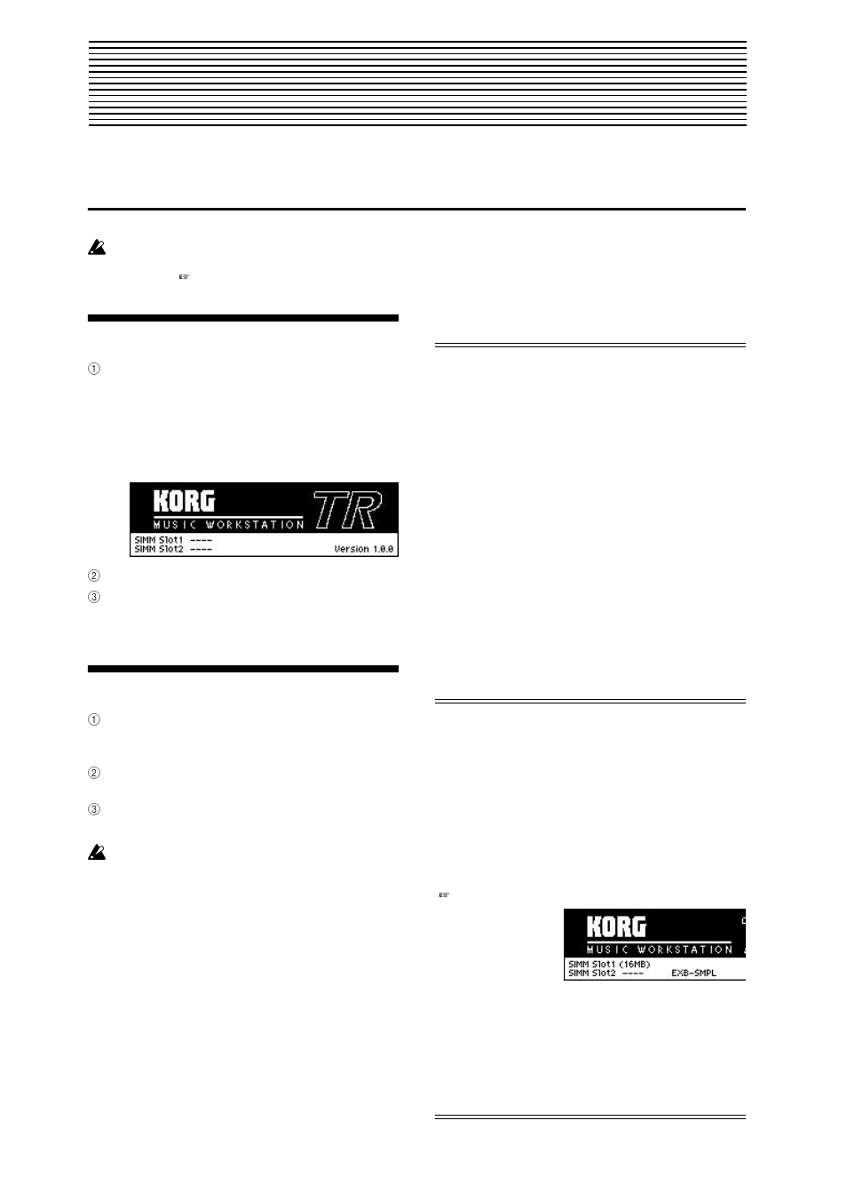 Quick start, Turning the power on/off, Turning the power on | Turning the power off, Turning the power on 2. turning the power off, P.18) | KORG TR Music Workstation Operation Guide 2E ii User Manual | Page 24 / 136