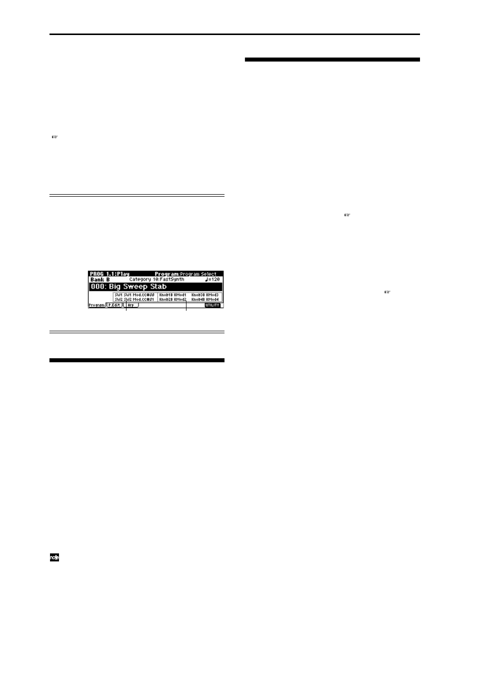 Keyboard, Foot pedals, Keyboard foot pedals | P.26) | KORG TR Music Workstation Operation Guide 2E ii User Manual | Page 32 / 136