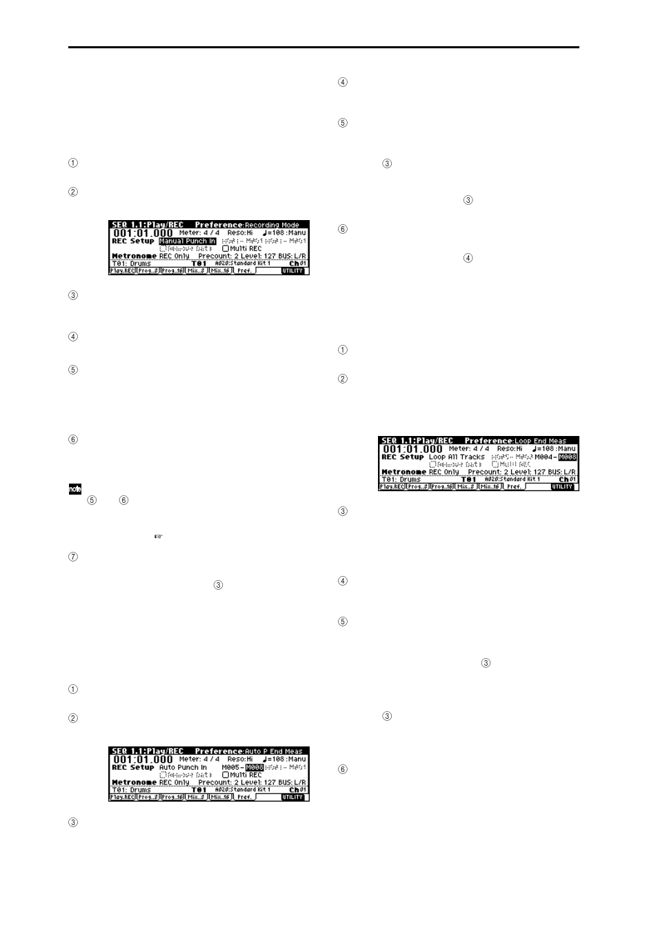 KORG TR Music Workstation Operation Guide 2E ii User Manual | Page 88 / 136