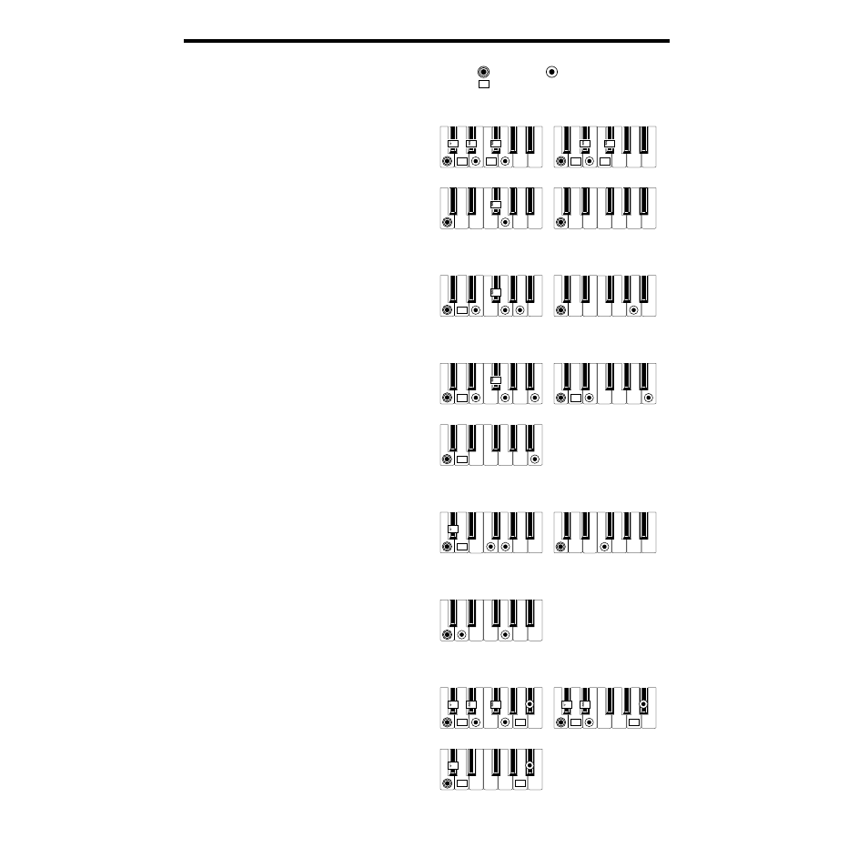 List of detected chords | KORG SP-500 User Manual | Page 84 / 87