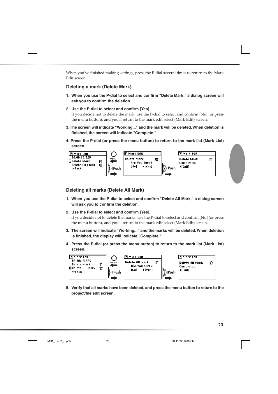 KORG MR-1 User Manual | Page 23 / 56