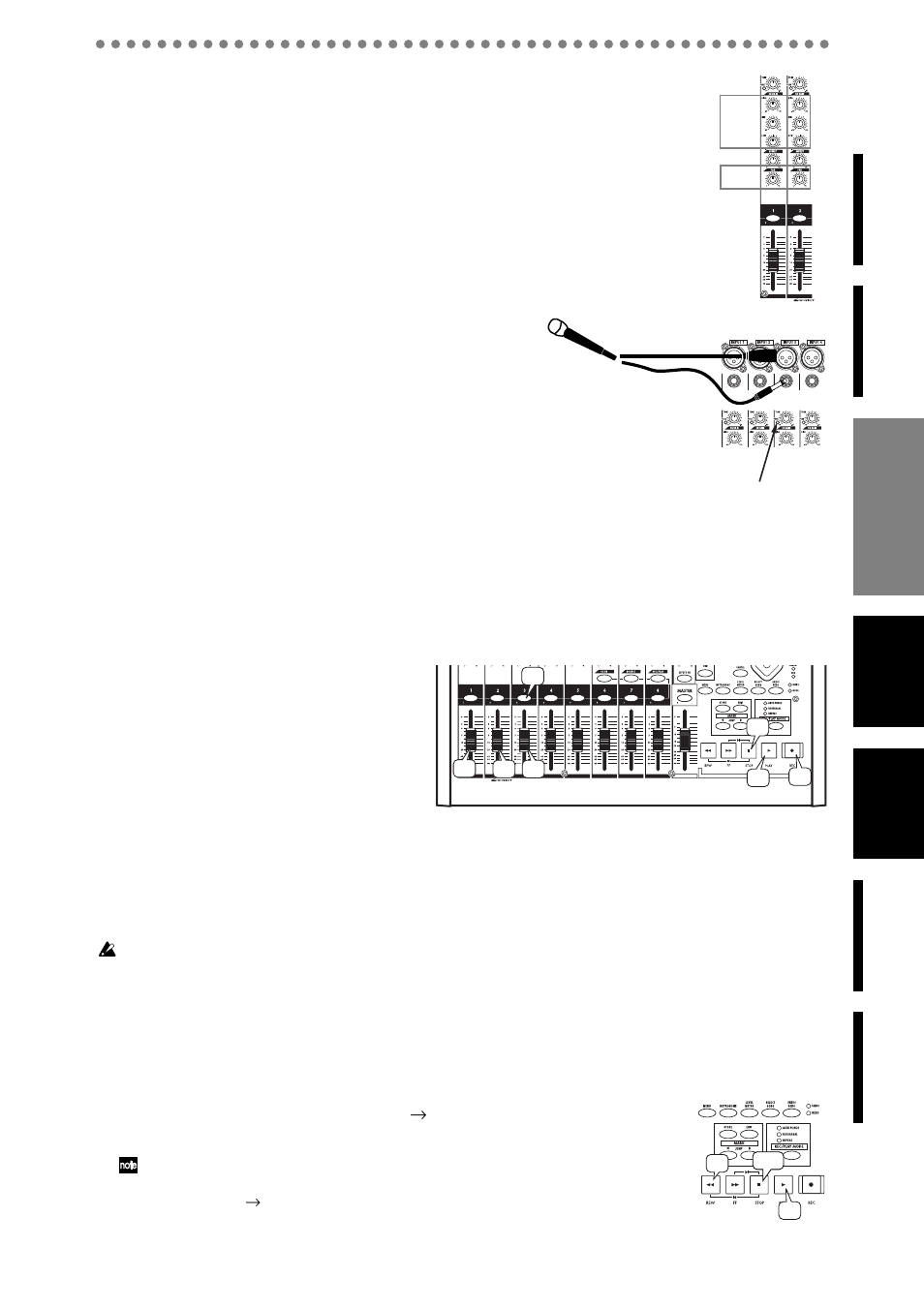 2. adjusting the playback sound, Overdubbing, 1. connecting your input device | 2. start recording, 3. listening to the song | KORG D888 User Manual | Page 17 / 52