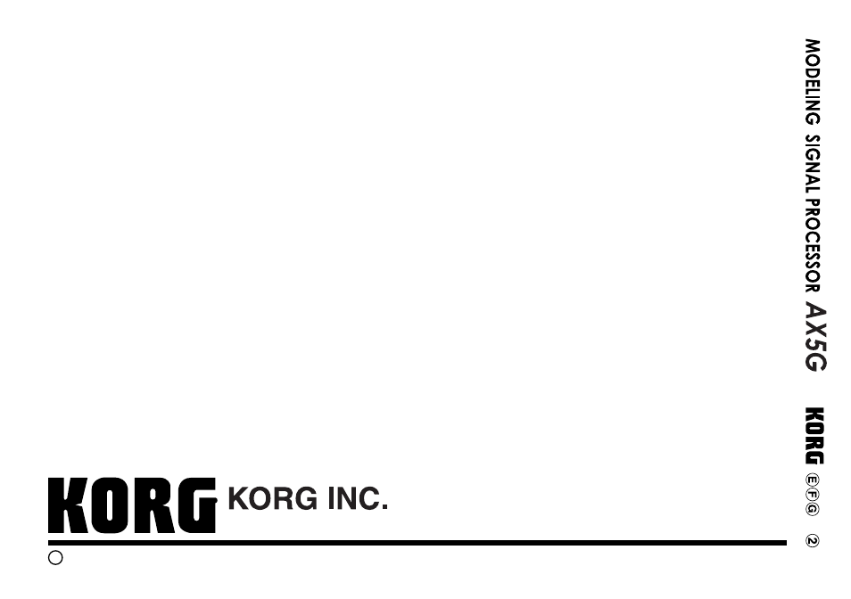 KORG TONEWORKS AX5G User Manual | Page 43 / 43
