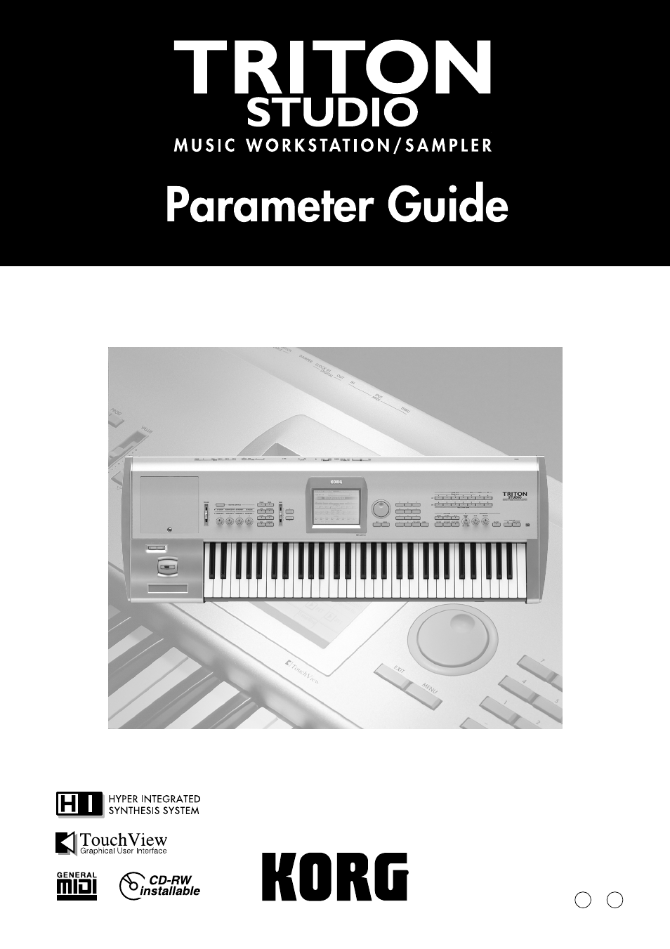 KORG Triton Studio User Manual | 322 pages
