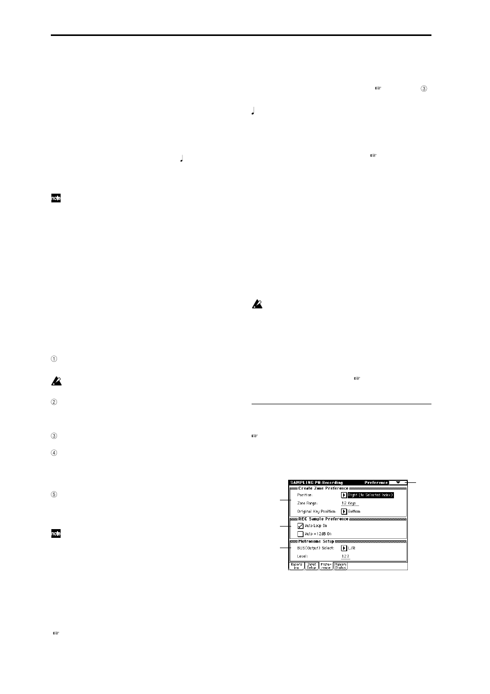 0–3: preference, Settings for creating indexes | KORG Triton Studio User Manual | Page 109 / 322