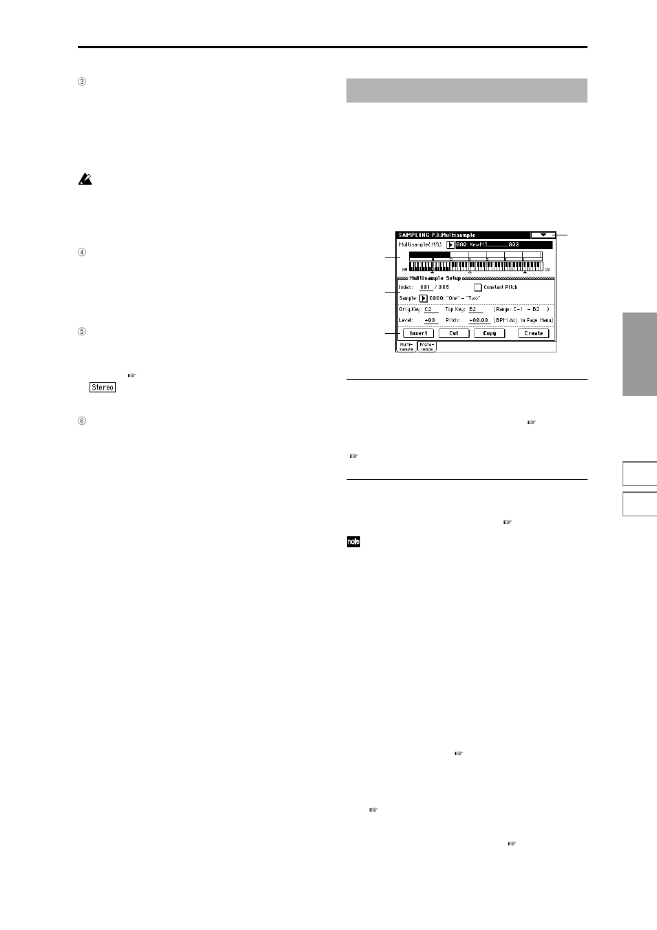 Sampling p3: multisample, 3–1: multisample, Edit multisamples | KORG Triton Studio User Manual | Page 128 / 322